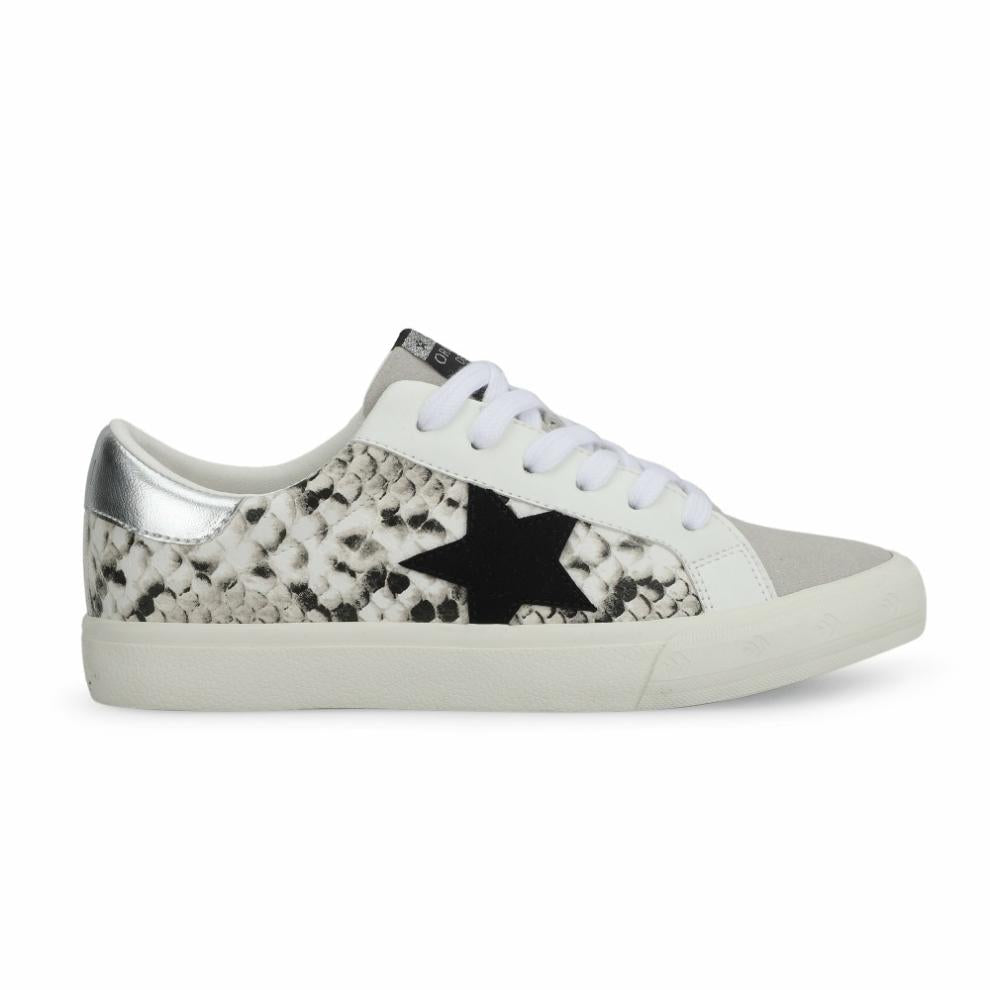 Vintage Havana Low Tops | Women GRANDE WHITE BLACK SNAKE GREY POP White Black Snake Grey Pop