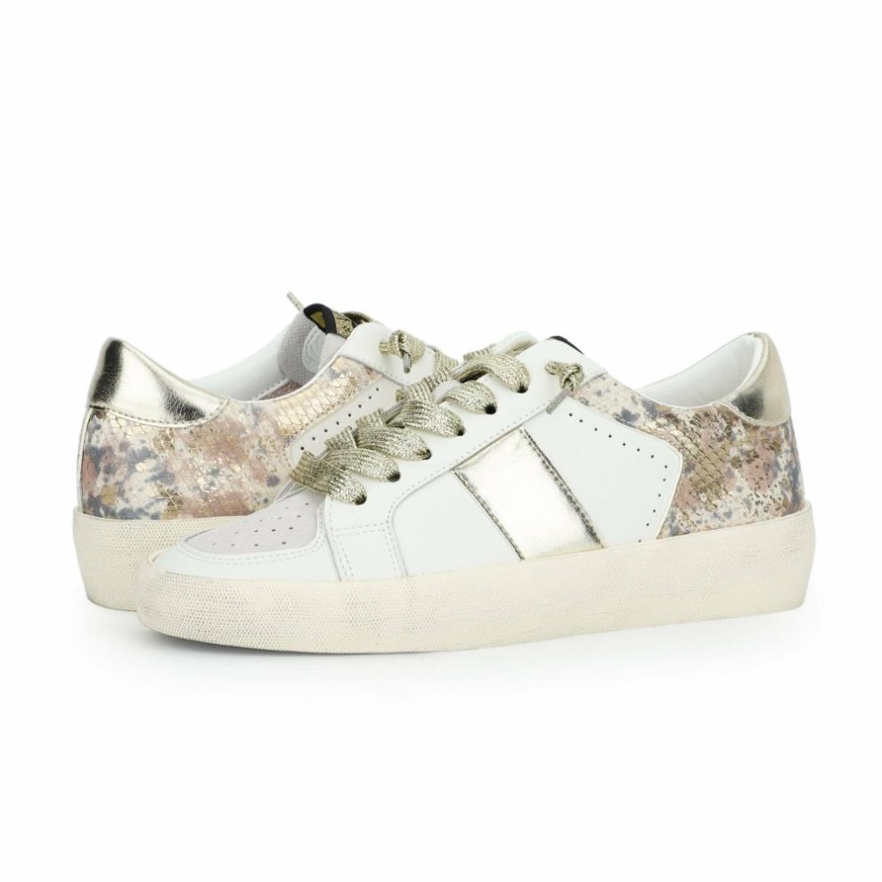 Vintage Havana Low Tops | Women JAMIE - WHITE GOLD SNAKE MULTI White Gold Snake Multi
