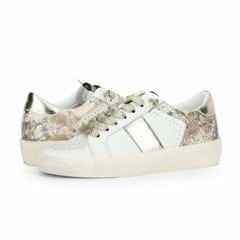 Vintage Havana Low Tops | Women JAMIE - WHITE GOLD SNAKE MULTI White Gold Snake Multi