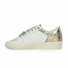 Vintage Havana Low Tops | Women JAMIE - WHITE GOLD SNAKE MULTI White Gold Snake Multi