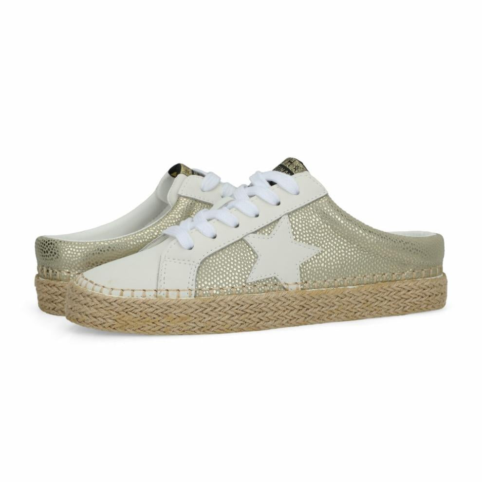 Vintage Havana Low Tops | Women MELODY - GOLD PEBBLED Gold Pebbled