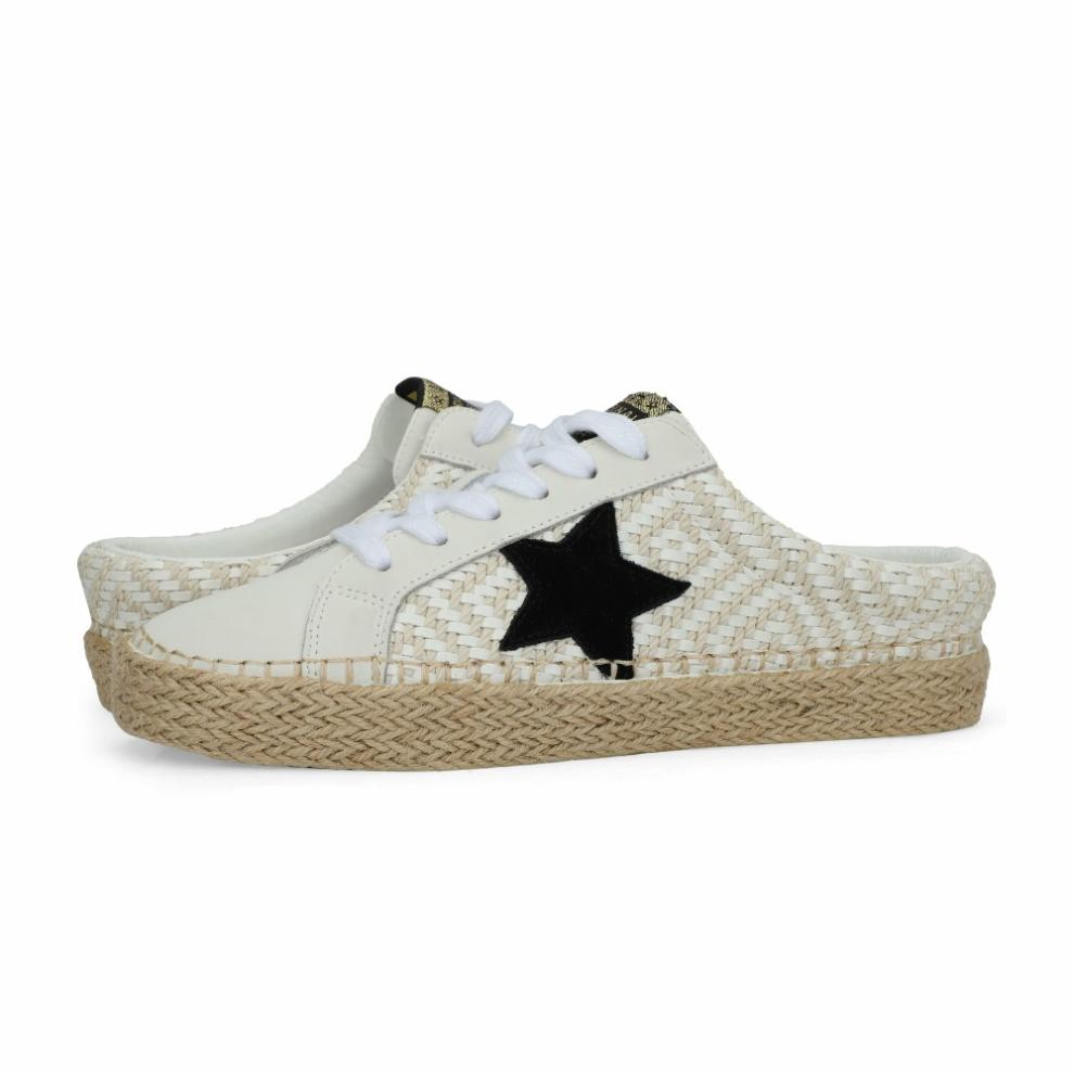 Vintage Havana Low Tops | Women MELODY - WOVEN BLACK Woven Black