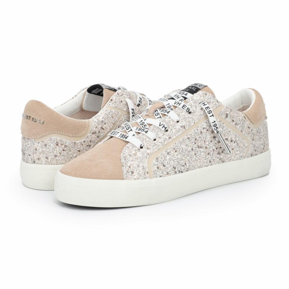 Vintage Havana Low Tops | Women MIKEYLA - NUDE GLITTER MIX Nude Glitter Mix