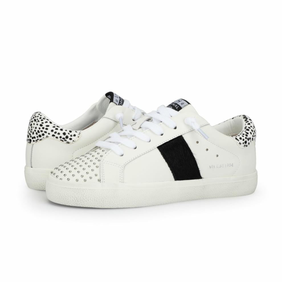 Vintage Havana Low Tops | Women RAELYN - WHITE BLACK STUDS White Black Studs