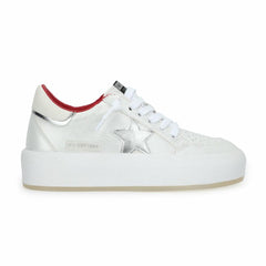 Vintage Havana Low Tops | Women REAM 10 - WHITE/SILVER/RED White/silver/red