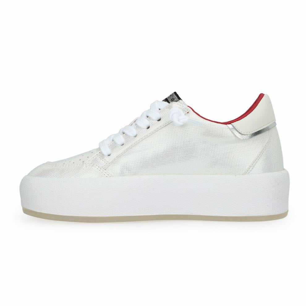 Vintage Havana Low Tops | Women REAM 10 - WHITE/SILVER/RED White/silver/red
