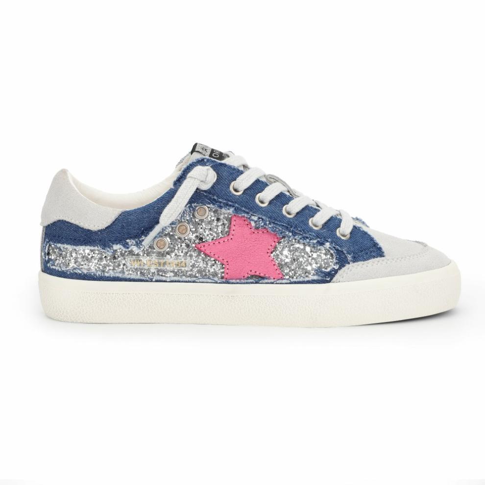 Vintage Havana Low Tops | Women SELENE - DENIM SPARKLE MULTI Denim Sparkle Multi