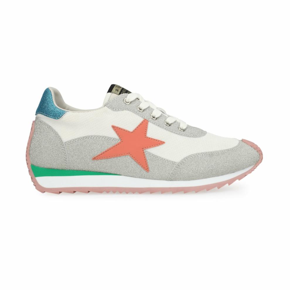 Vintage Havana Low Tops | Women SHOOTER 11 - SILVER GLITTER PEACH MULTI Silver Glitter Peach Multi
