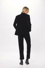 Vintage Havana Outerwear | Women Black Oversized Velvet Blazer Black