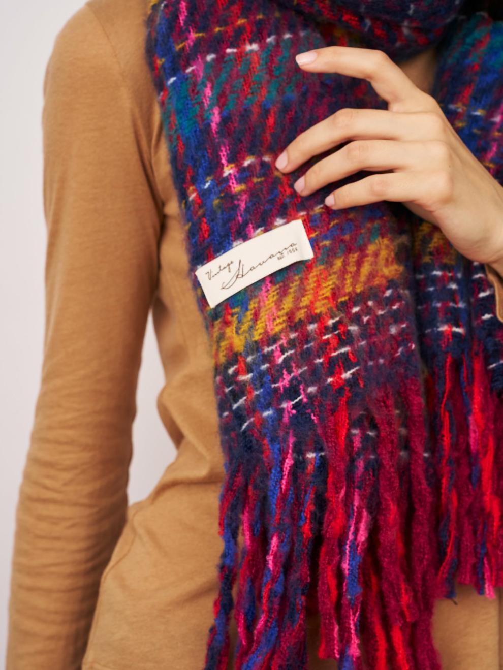 Vintage Havana Scarf/ Ruanas | Women BRUSH SCARF - PINK MULTI Pink Multi