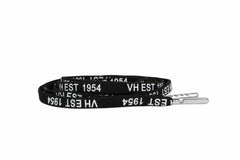 Vintage Havana Shoe Laces | Women BLACK WHITE SILVER TIP LACES