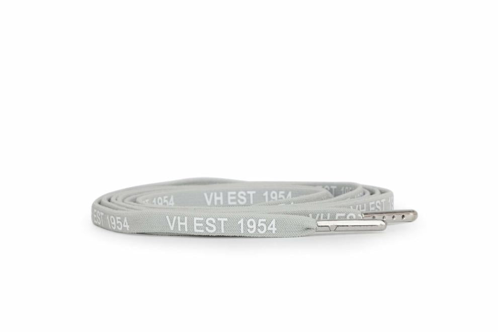 Vintage Havana Shoe Laces | Women GREY WHITE SILVER TIP LACES