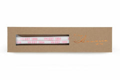 Vintage Havana Shoe Laces | Women WHITE PINK SILVER TIP LACES