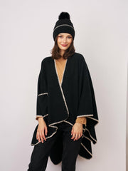 Vintage Havana Sweaters | Women WHIPSTITCH RUANA WITH POCKETS One Size