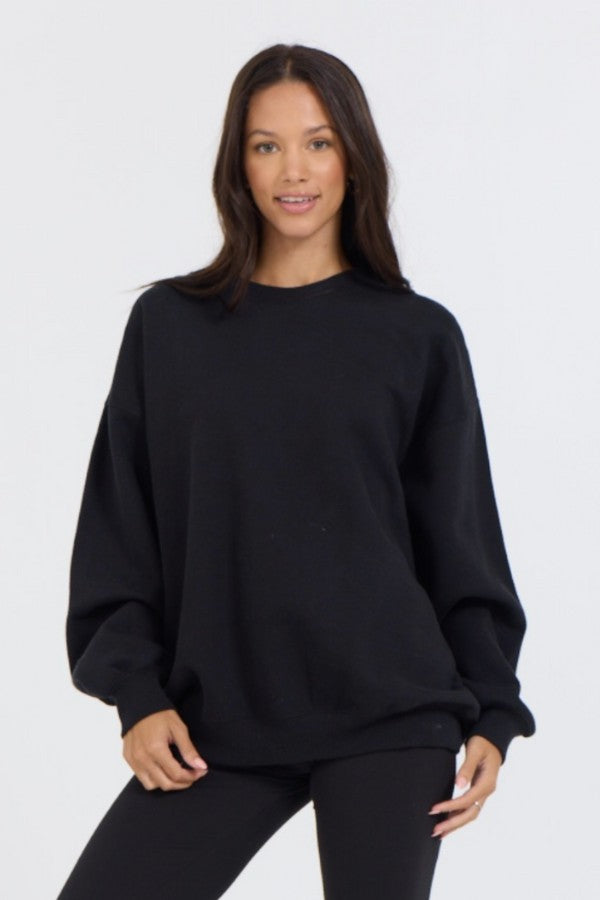 Vintage Havana Sweatshirts | Women Black Proweave Crewneck Black