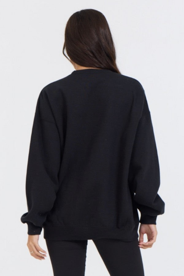 Vintage Havana Sweatshirts | Women Black Proweave Crewneck Black