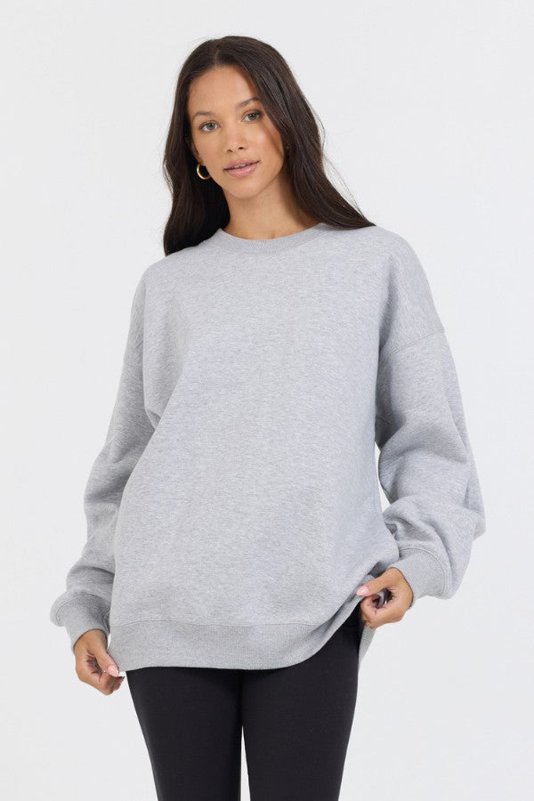 Vintage Havana Sweatshirts | Women Heather Grey Proweave Crewneck Sweatshirt Heather Grey