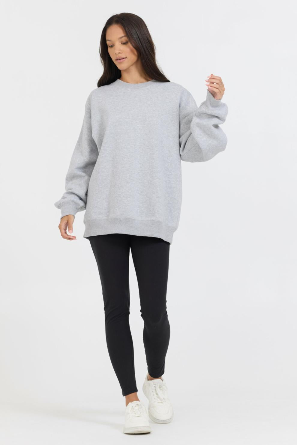 Vintage Havana Sweatshirts | Women Heather Grey Proweave Crewneck Sweatshirt Heather Grey
