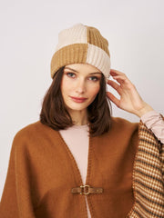 Vintage Havana Winter Hats | Women SEAM PATTERN BEANIE - TAN Tan