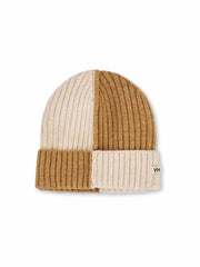 Vintage Havana Winter Hats | Women SEAM PATTERN BEANIE - TAN Tan